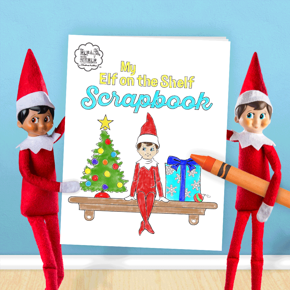 Download Your Own Elf on the Shelf Scrapbook